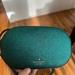 Kate Spade Teal Crossbody Bag with Cardholder
